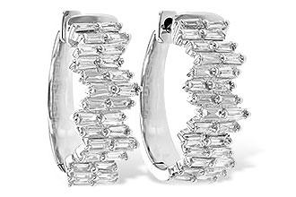 A235-95801: EARR .70 TW BAGUETTE DIAS