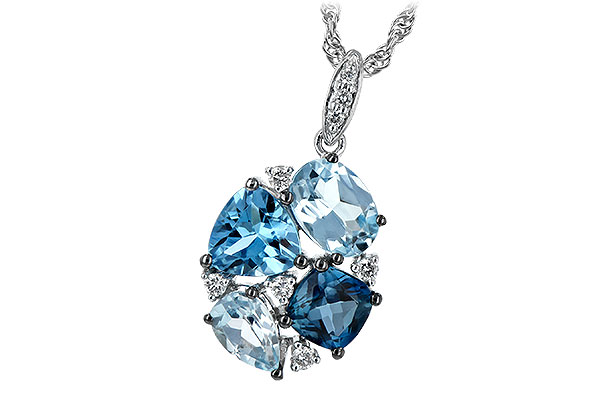 C235-01183: NECK 2.60 BLUE TOPAZ 2.70 TGW