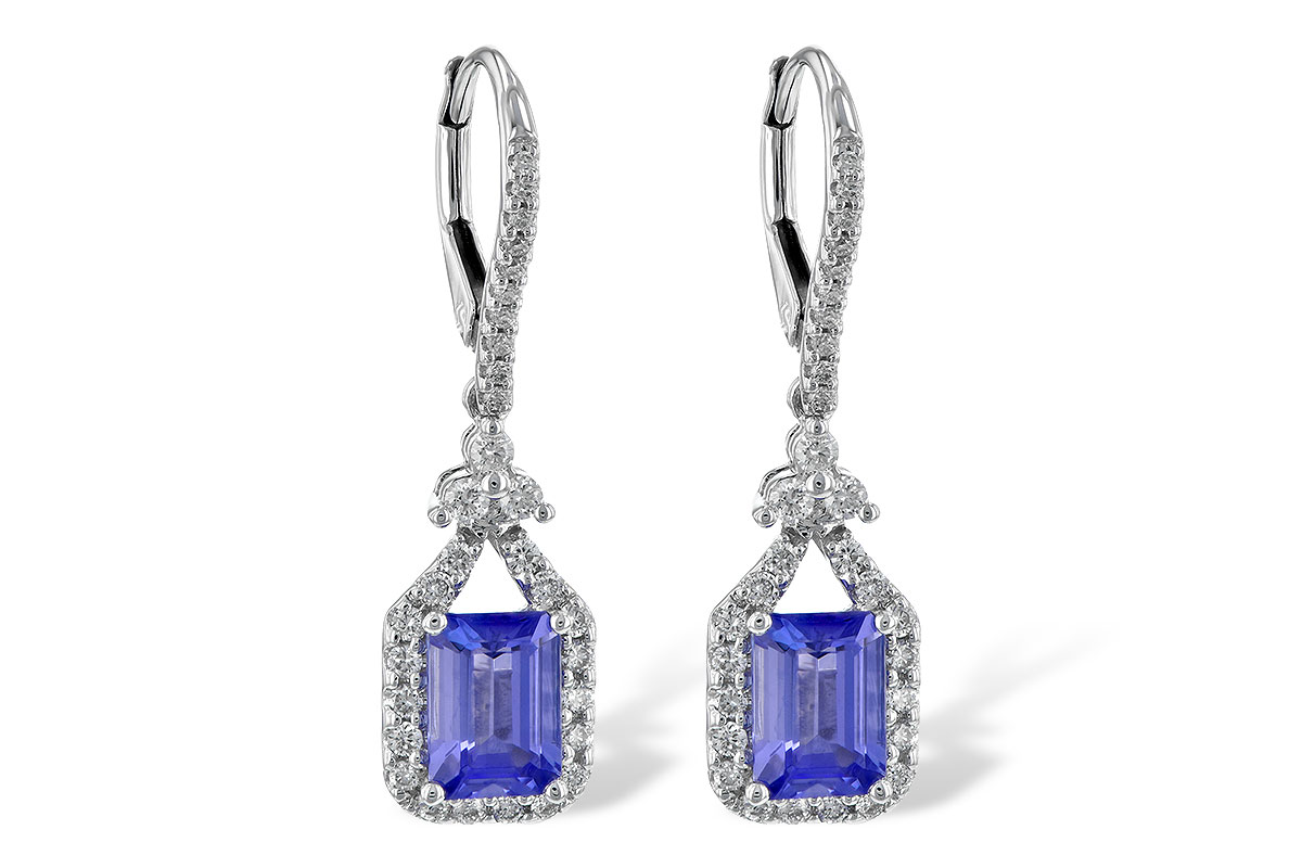 C235-91228: EARR 1.60 TW TANZANITE 2.08 TGW