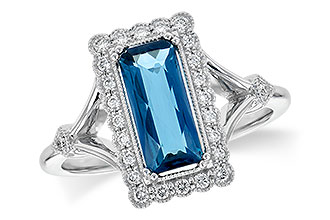 C235-96710: LDS RG 1.58 LONDON BLUE TOPAZ 1.75 TGW