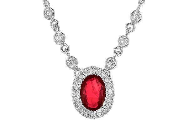 C235-97556: NECK .70 RUBY .94 TGW (17")