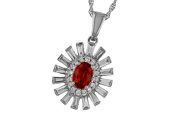 C319-62119: NECK .58 RUBY TW 1.10 TGW (6x4MM RUBY)