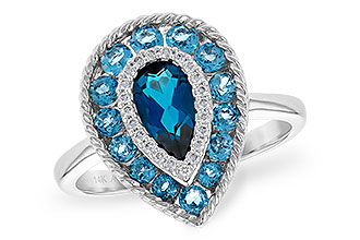 D235-94892: LDS RG 1.52 TW BLUE TOPAZ 1.60 TGW