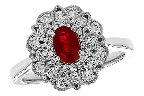 H319-62119: LDS RG .55 TW RUBY 1.07 TGW (6x4MM RUBY)