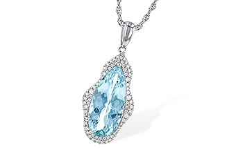 K235-96664: NECK 3.97 AQUAMARINE 4.20 TGW