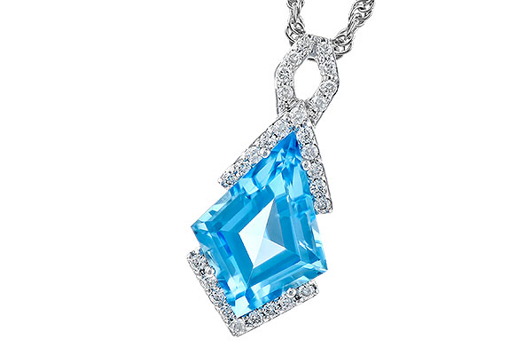 K318-65728: NECK 2.40 BLUE TOPAZ 2.53 TGW