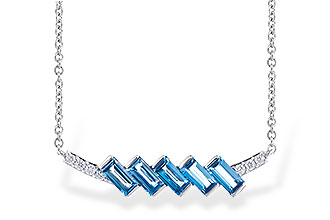 L318-71246: NECK .75 LONDON BLUE TOPAZ .80 TGW