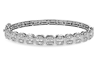 M320-45791: BANGLE .81 TW BAGUETTE 1.00 TW